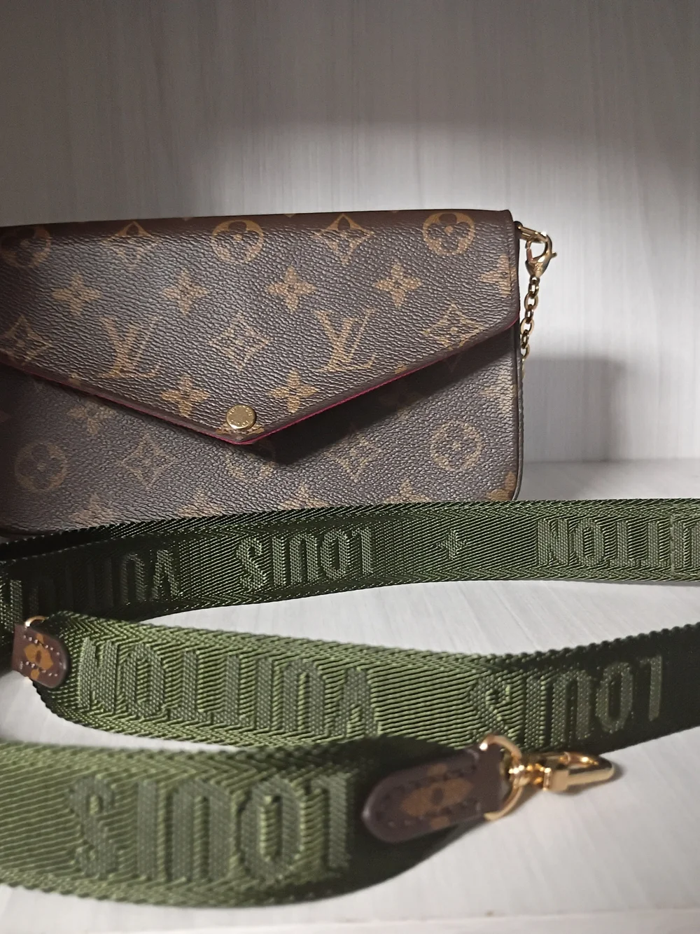 LV Felicie Kaki Strap ONLY